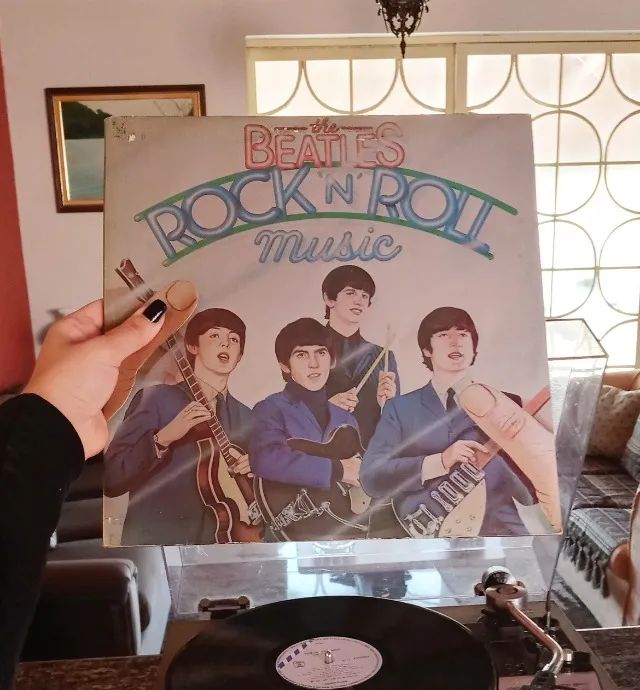 lp vinil duplo - the beatles - rock and roll music
