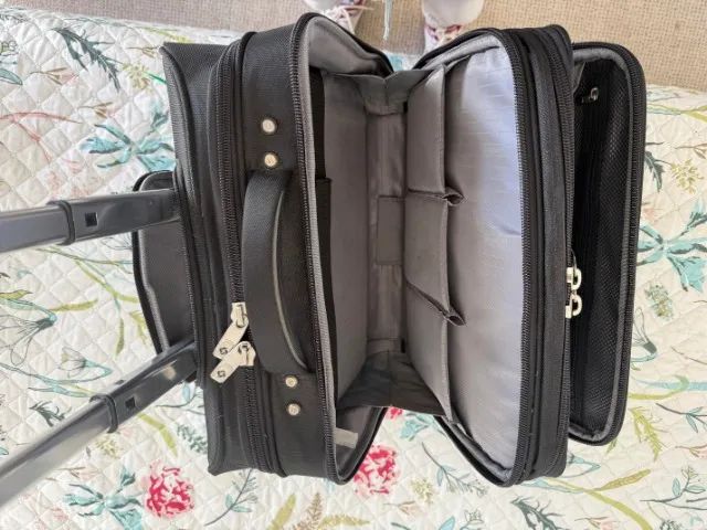 Mala Executiva Samsonite Original c/ Rodas e Alça Retrátil - Style 935885 - Foto 3