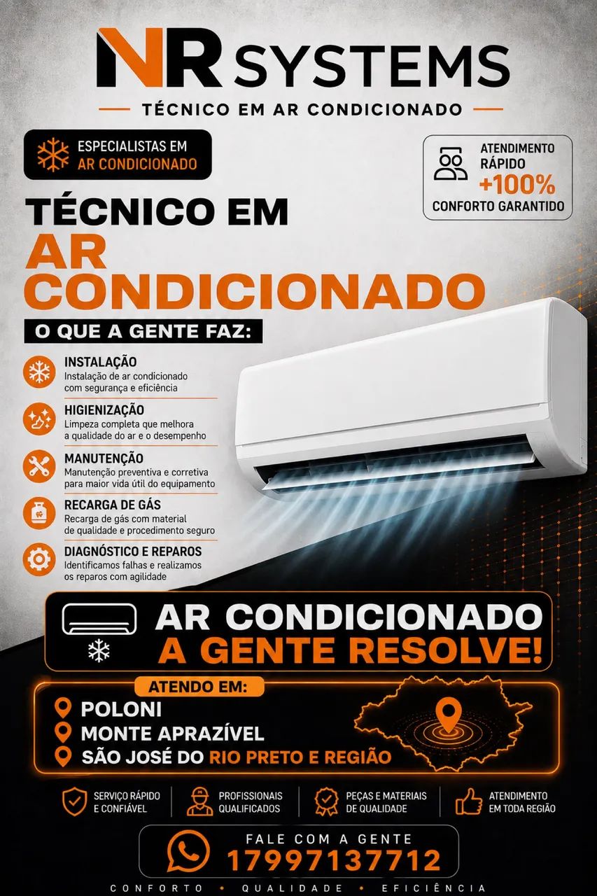Serviços em ar condicionado 