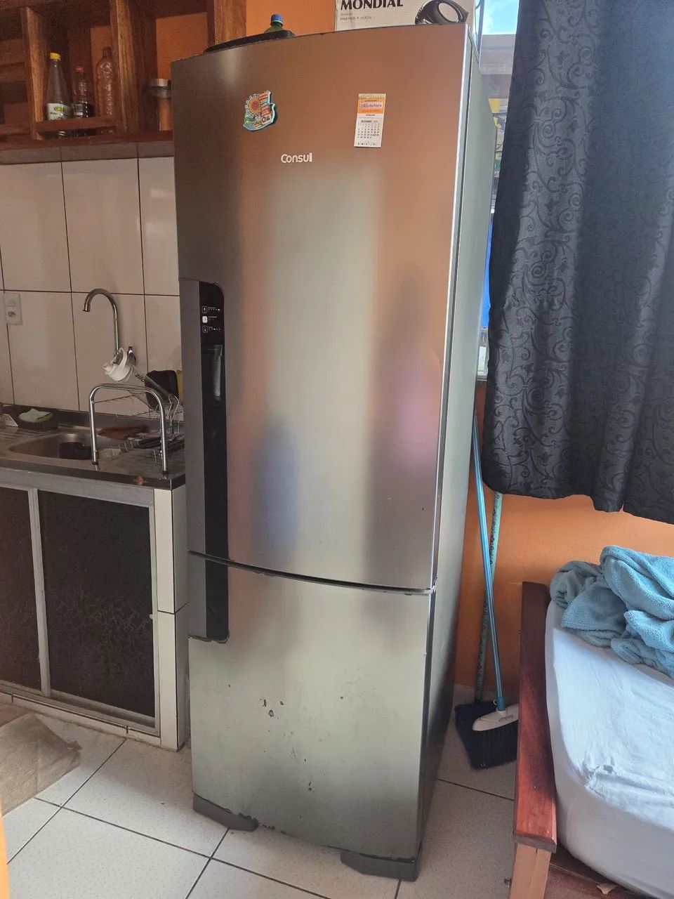 Geladeira Consul Inox pegando perfeitamente  - Foto 2