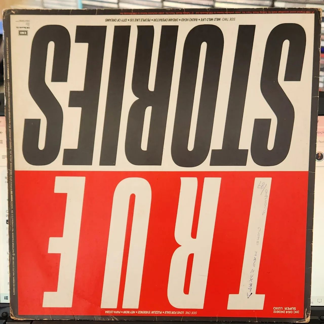 LP disco de Vinil - Talking Heads - True Stories - Foto 2