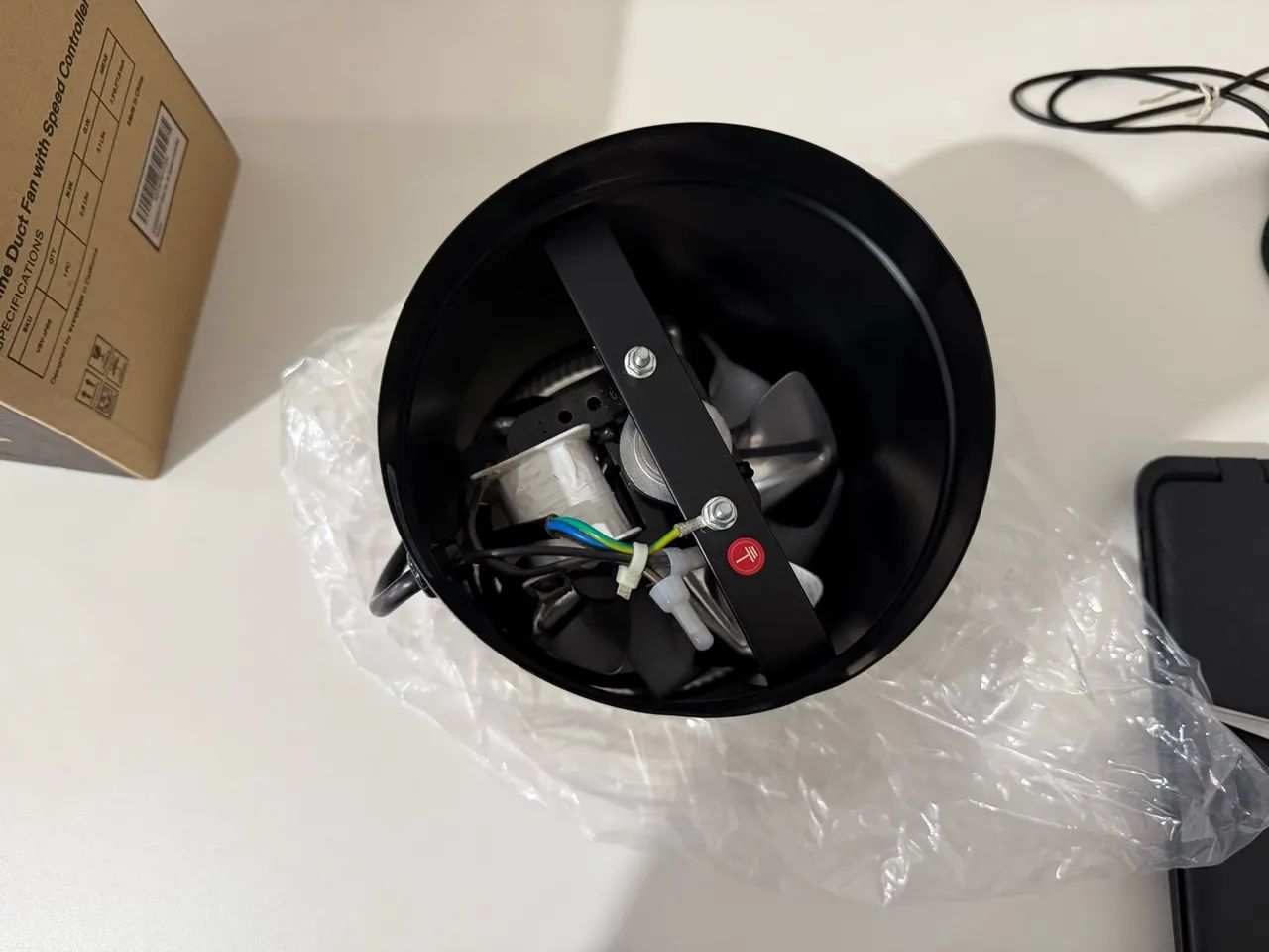 Exaustor Vivosun com dimer - Foto 3