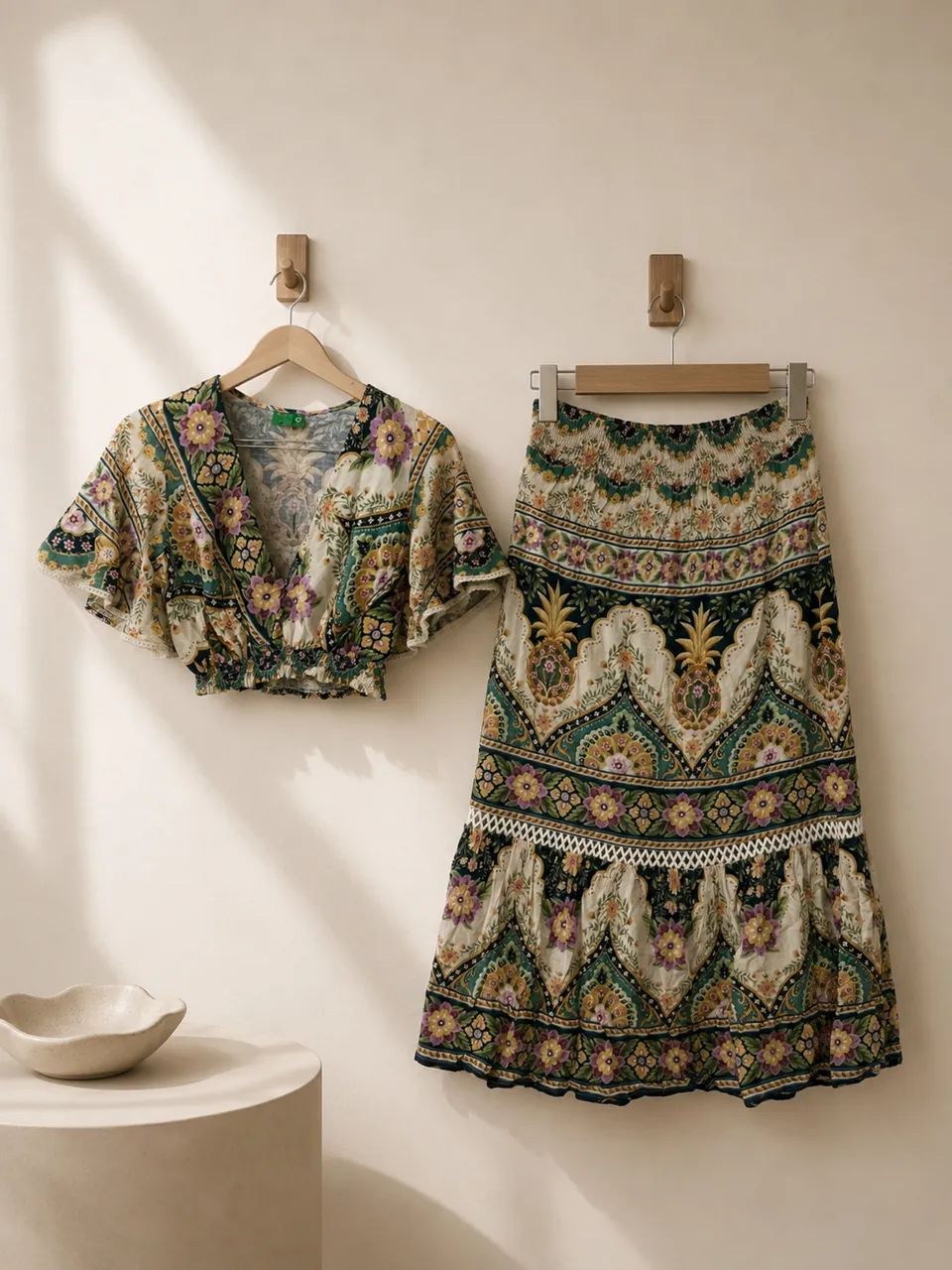 Conjunto Top + Saia FARM