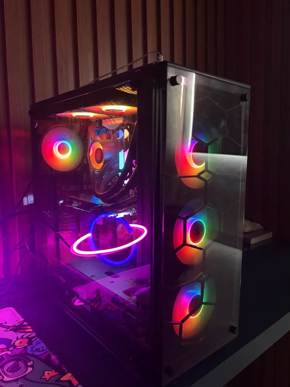  PC GAMER SETUP COMPLETO RGB RODA TUDO - Foto 4