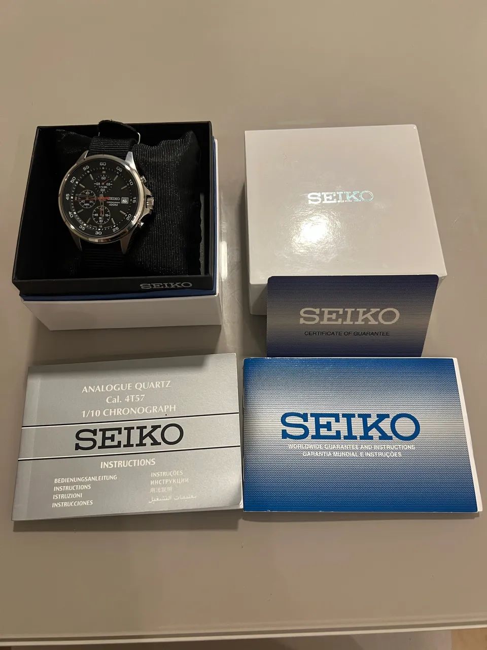 Relógio Seiko Chronograph Original SKS477 (Cal. 4T57) - Full Set + Pulseira Extra - Foto 3