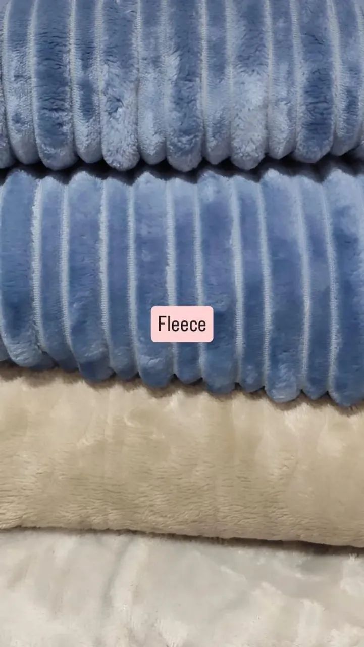 Fleece liso e estampado 
