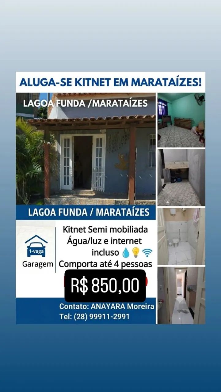 Kitnet em marataizes 