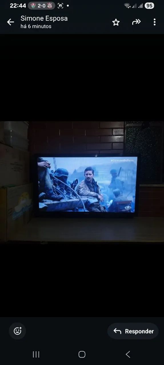 Teve led 43 polegadas samsung, não é smart 