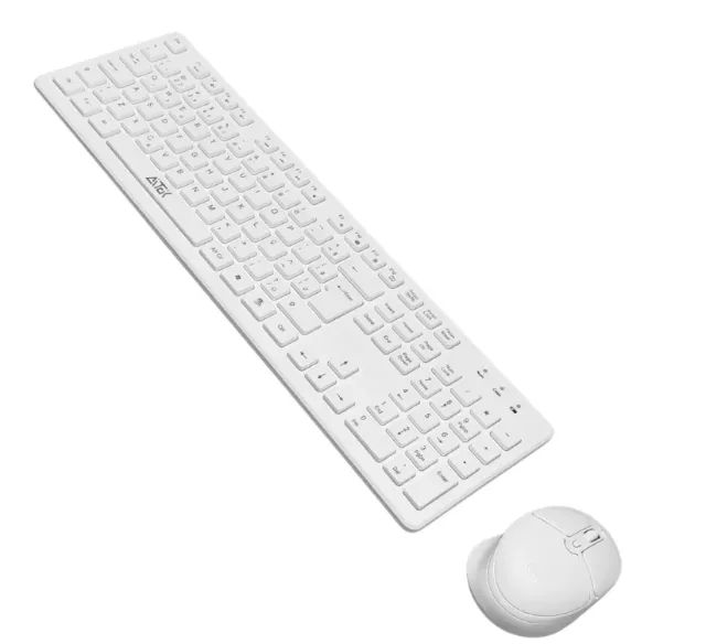 Kit Teclado E Mouse Sem Fio Aitek Silencioso e Confortável