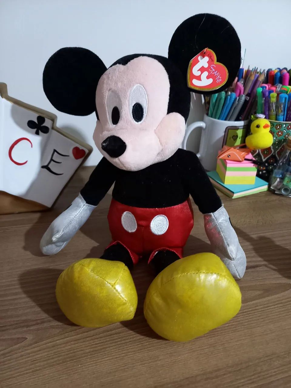 Pelúcia Mickey Mouse - Ty - Foto 2