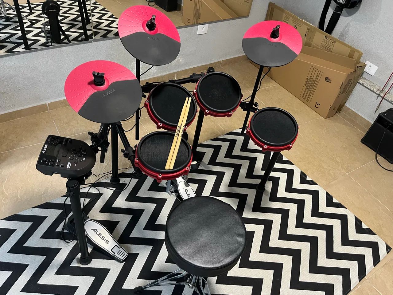 Bateria Eletrônica Alesis Nitro Mesh - Foto 4