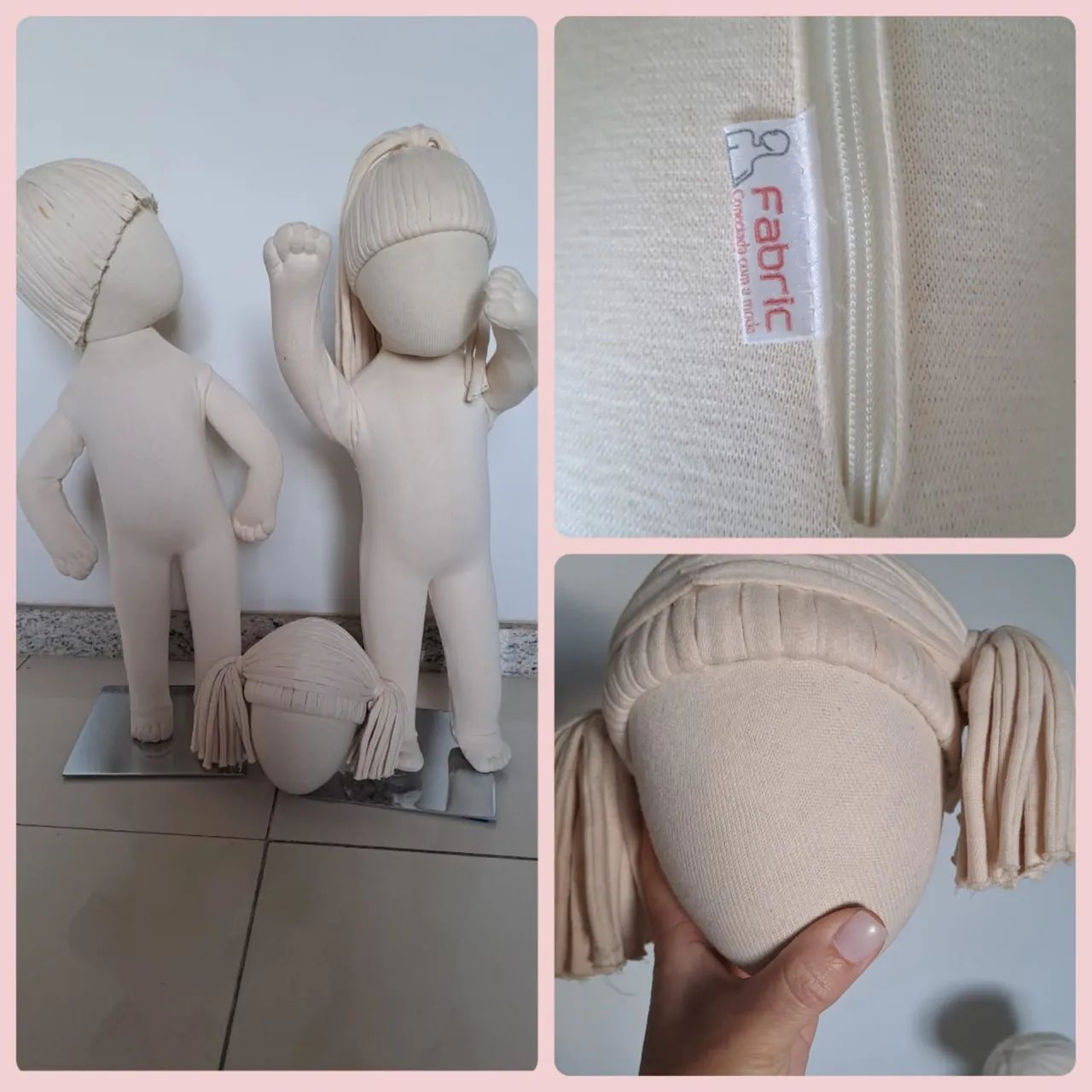Combo de manequins decorativos em tecido - aceito negociar - Foto 3