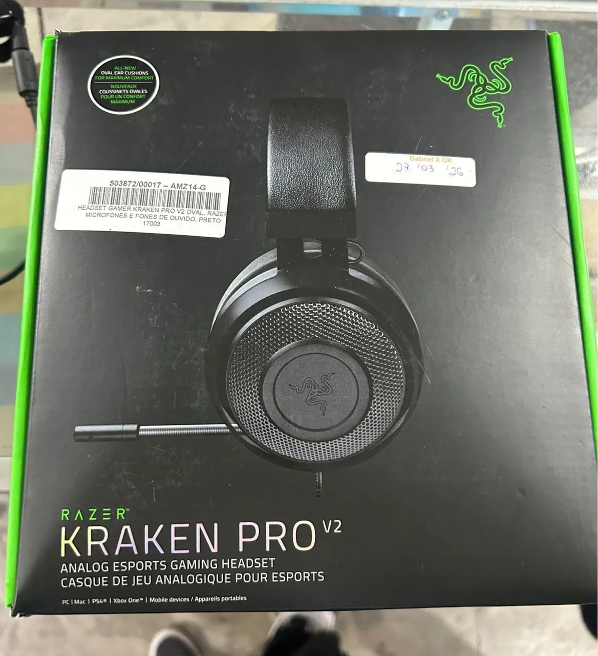 headset razer kraken pro v2