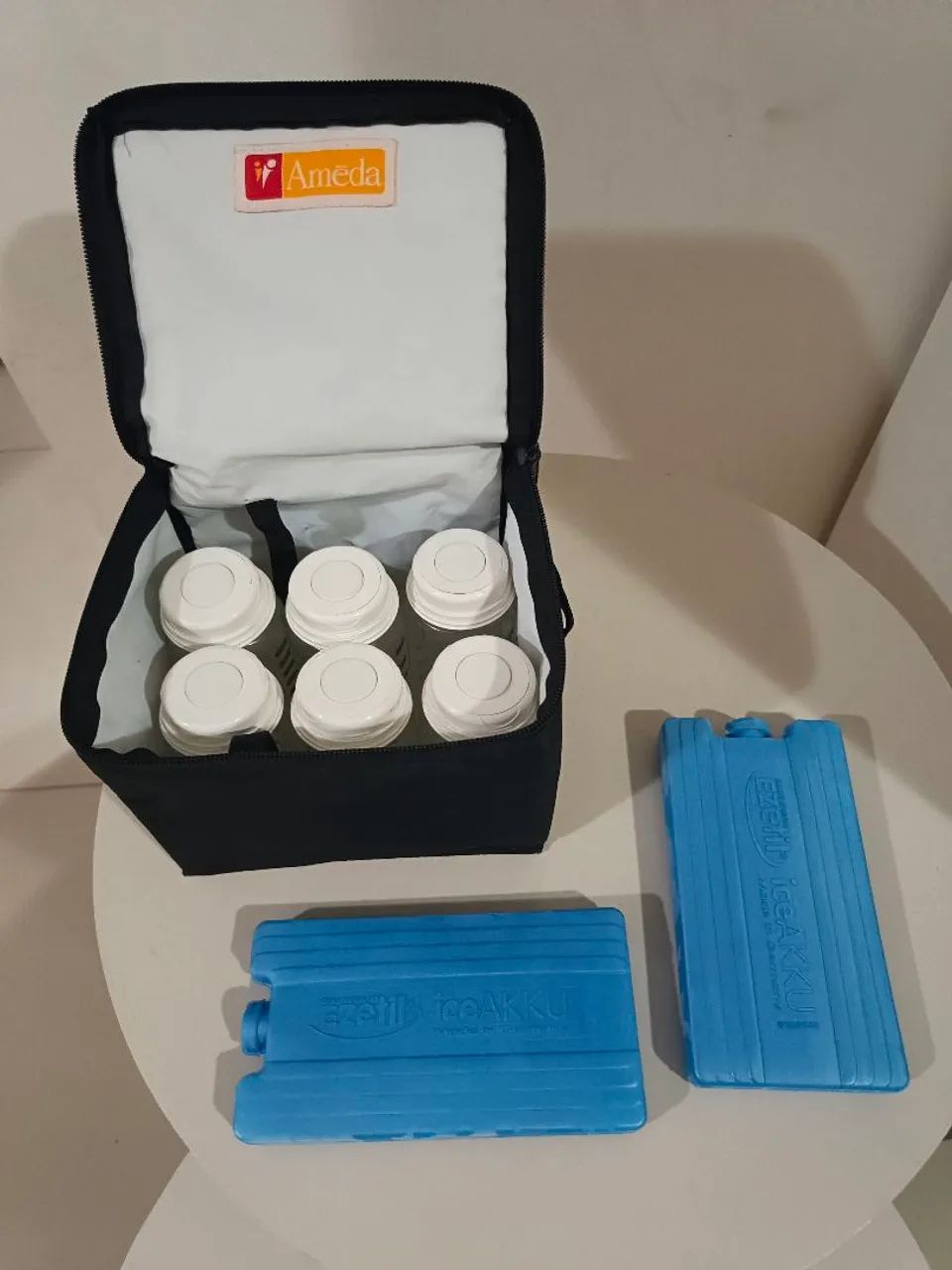 Kit Ameda para transporte de leite materno - Foto 5