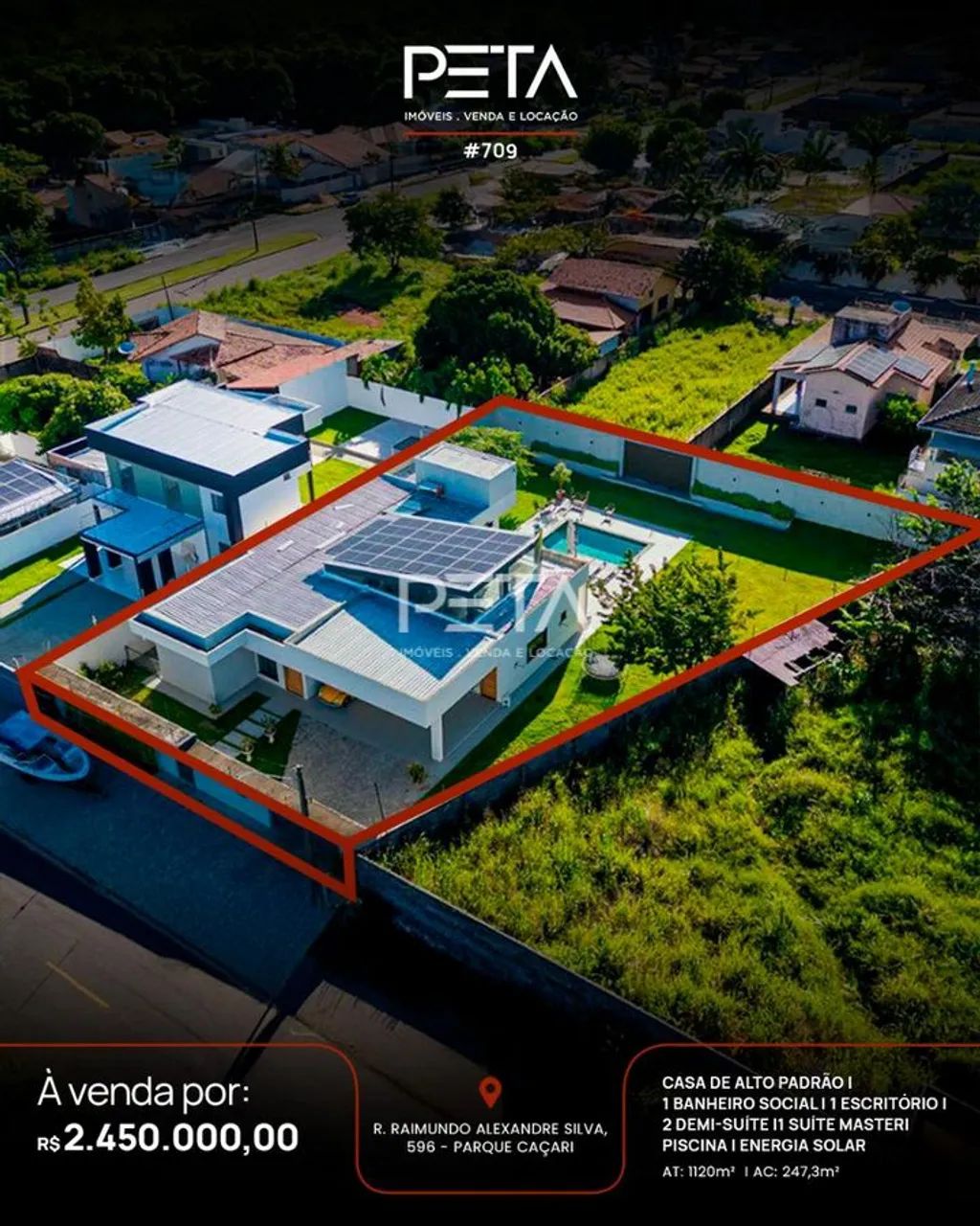 Casa com 4 quartos à Venda, Park Caçari - Boa Vista