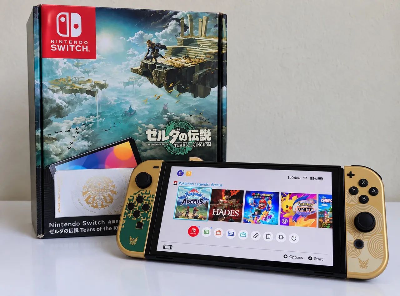 Nintendo Switch OLED Zelda Completo Ate 12x