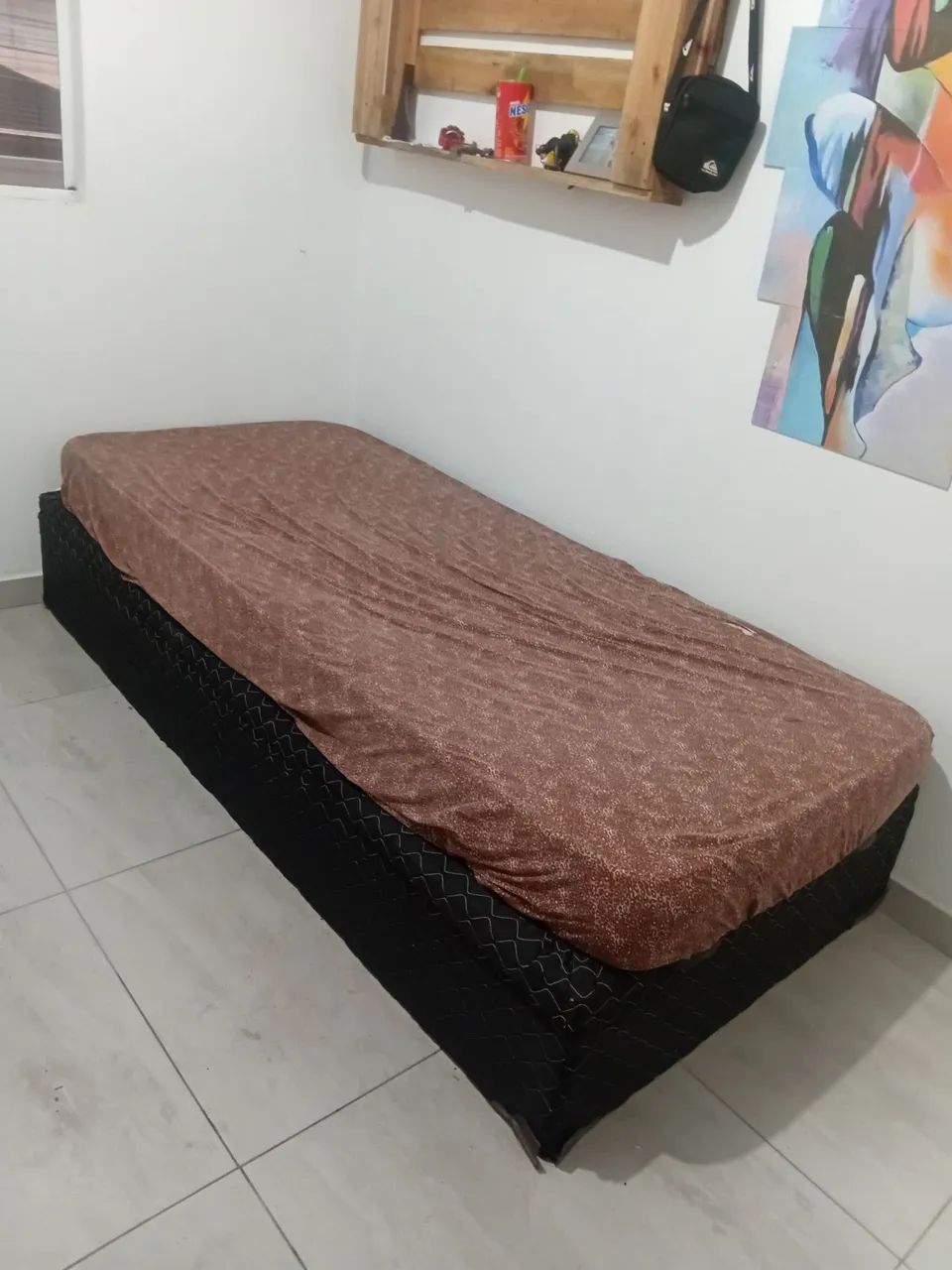 Cama de solteiro box