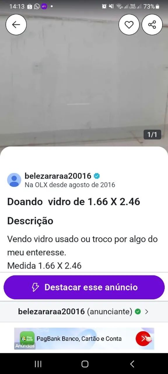 Grátis,  vidro...