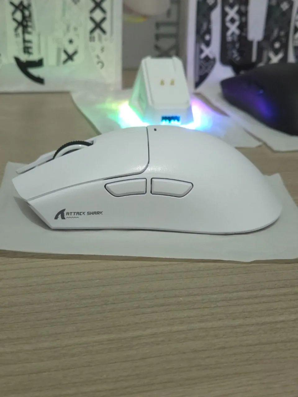 Attack Shark X11 - Mouse Gamer Tri-Mode com Sensor PAW3311 - Foto 4