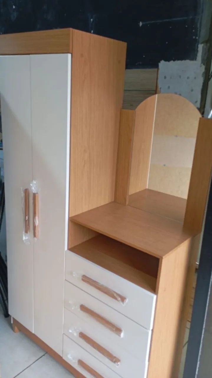 Kit quarto com cômoda 