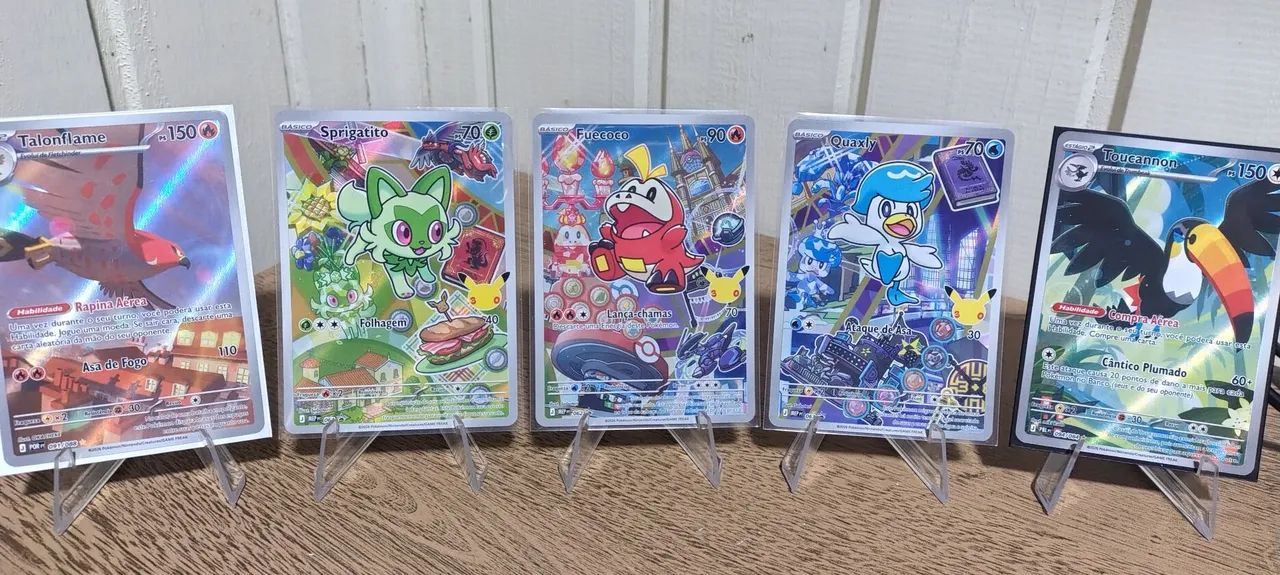 Cartas Pokémon NM (-25% liga)