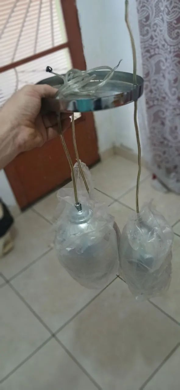 Lustre com 3 lâmpadas  - Foto 3