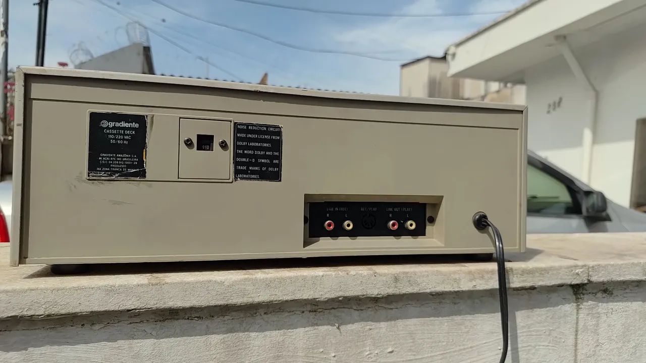 Tape deck gradiente cd4000 funcionando revisado - Foto 4
