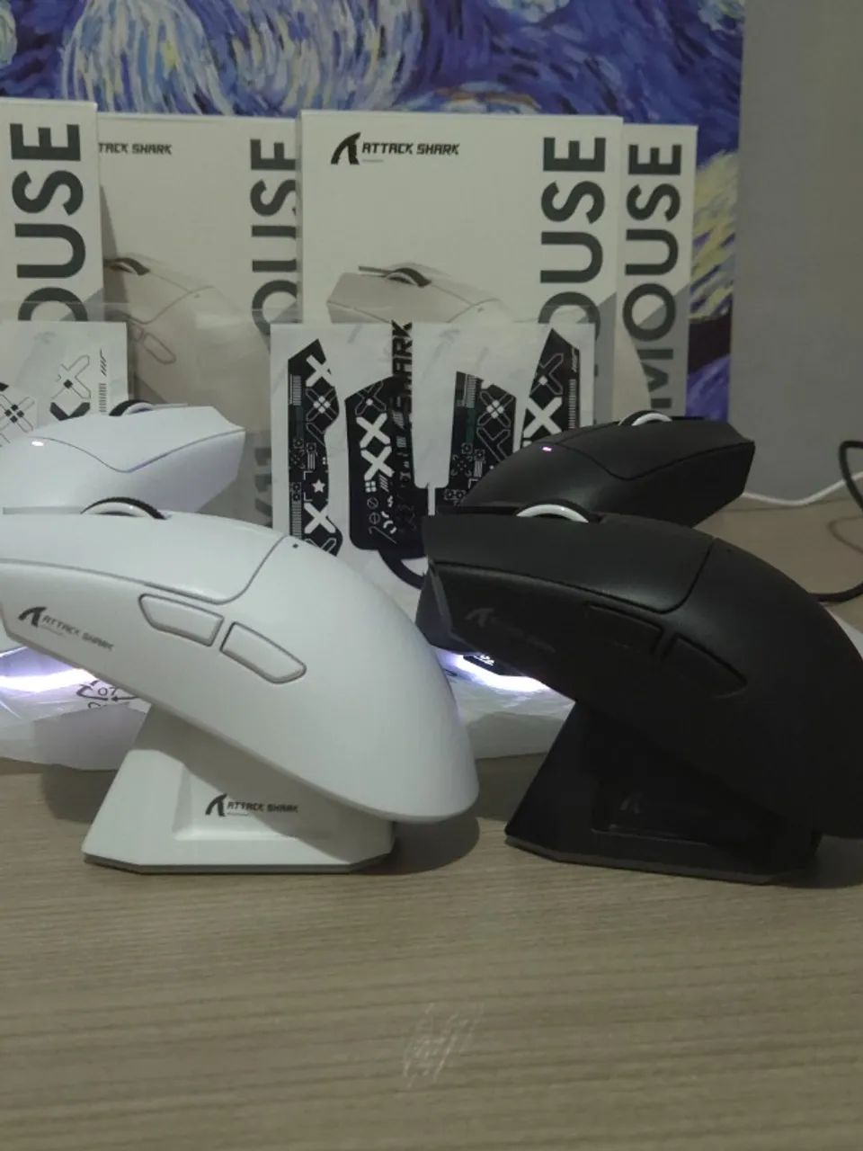 Attack Shark X11 - Mouse Gamer Tri-Mode com Sensor PAW3311 - Foto 2