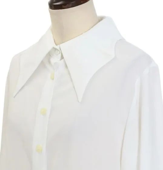 Bat Collar Blouse Moi-même-Moitié - Foto 2