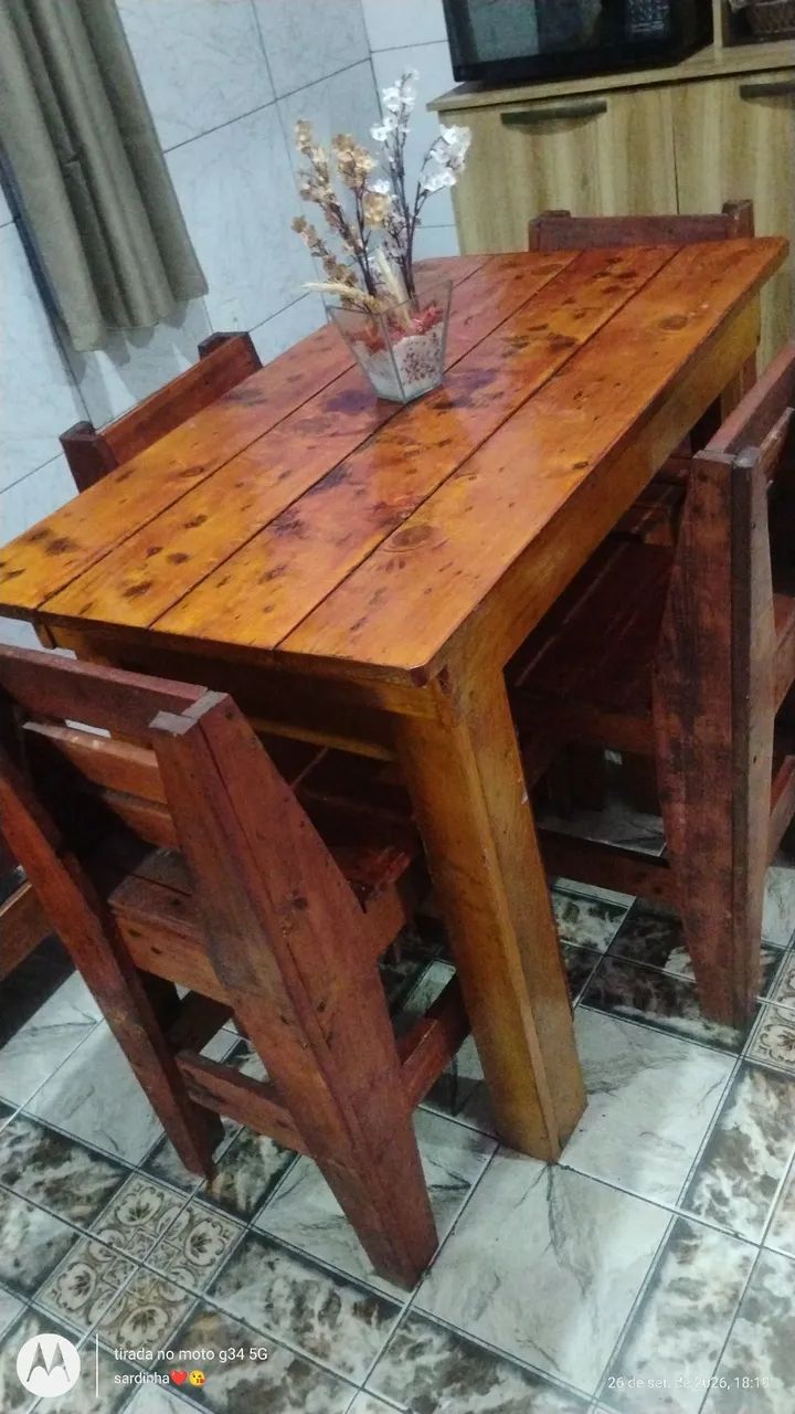 Mesa de madeira  - Foto 2
