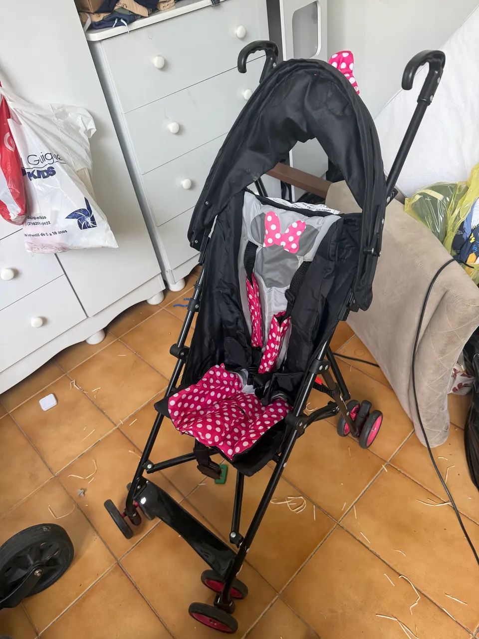 Carrinho bebê guarda chuva - Foto 2