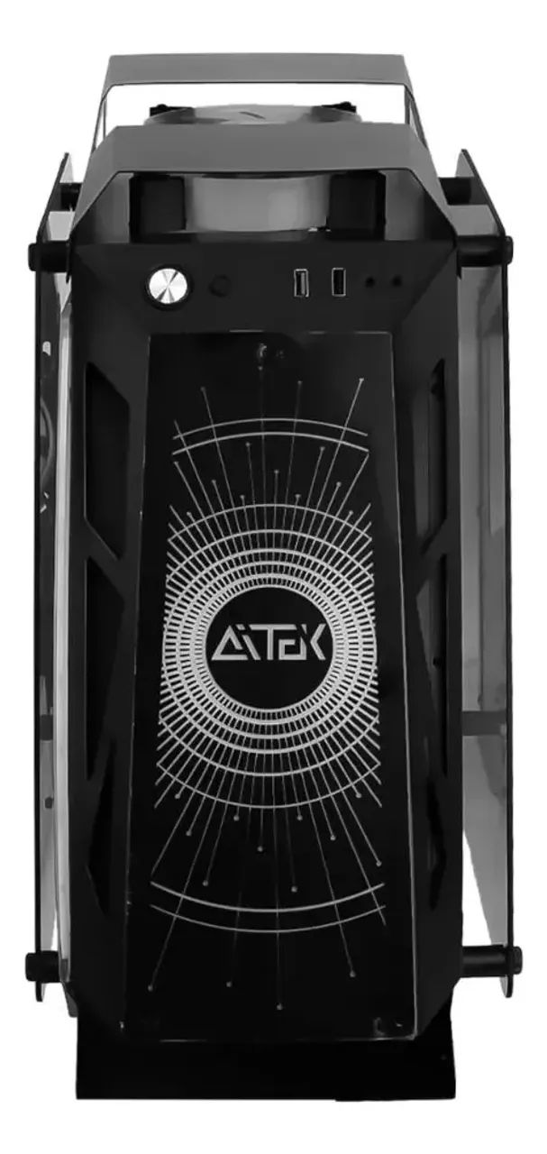 Gabinete gamer + paineis RGB + 8 ventoinhas - Foto 2