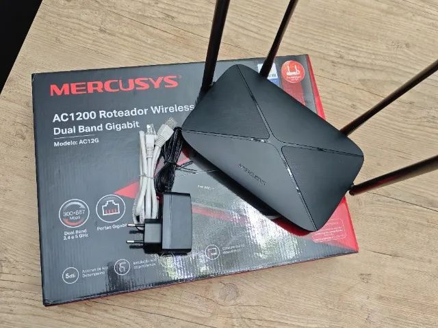  Roteador AC12g Mercusys AC 1200 Wireless Dual Band Gigabit  - Foto 4