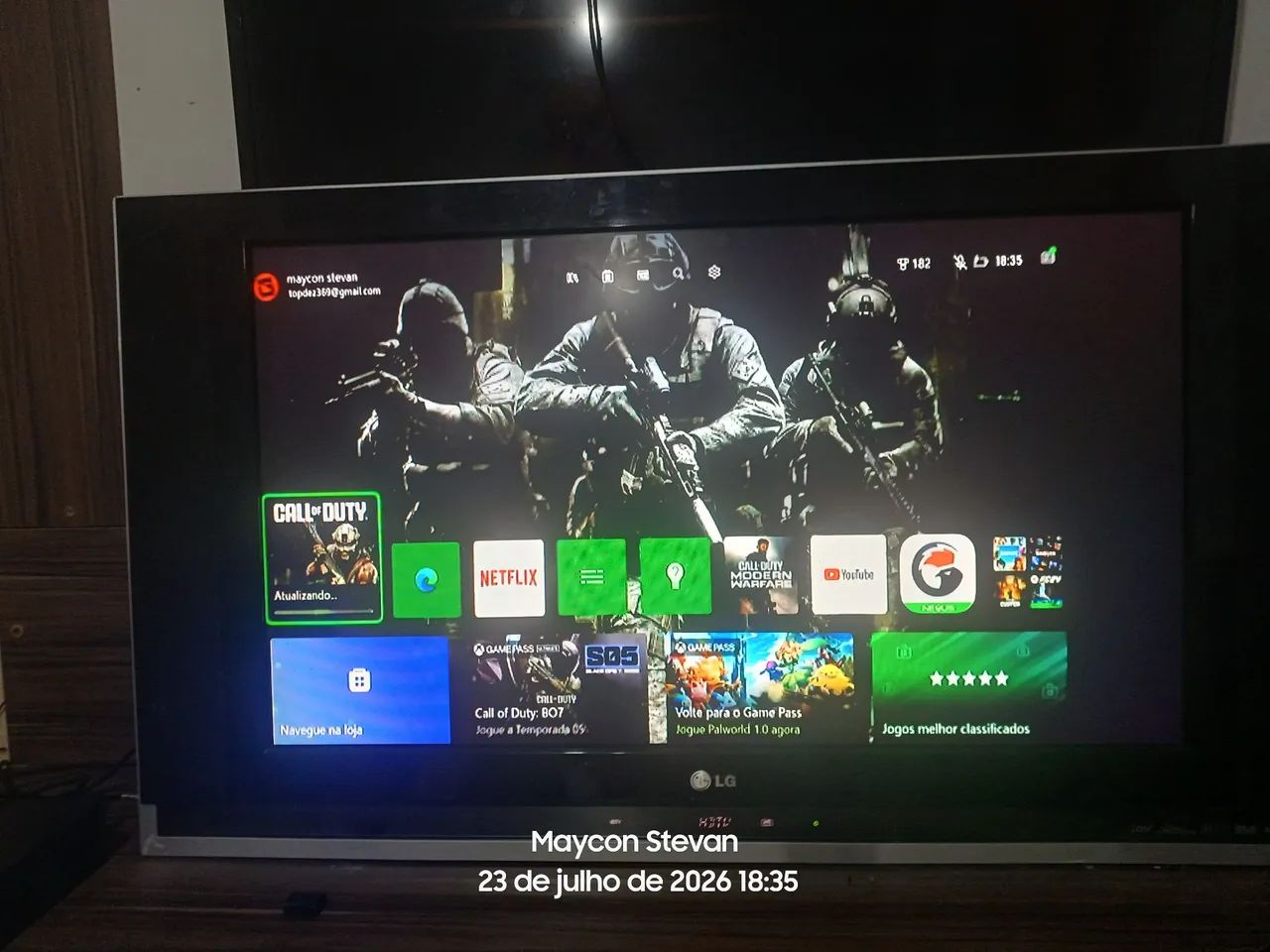 Monitor Tv lg37 polegadas 