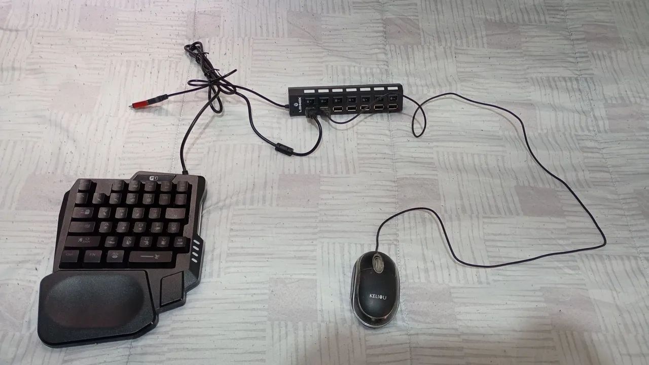 Teclado de uma mão 