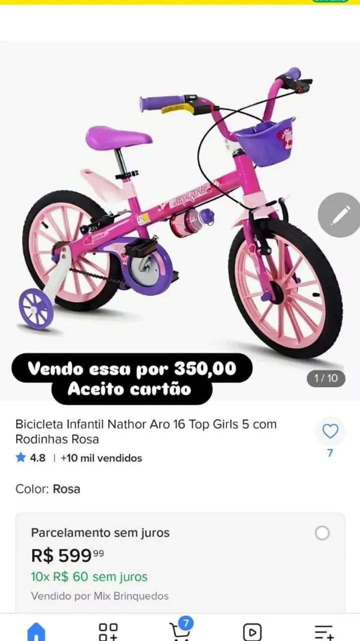 Bicicleta infantil 