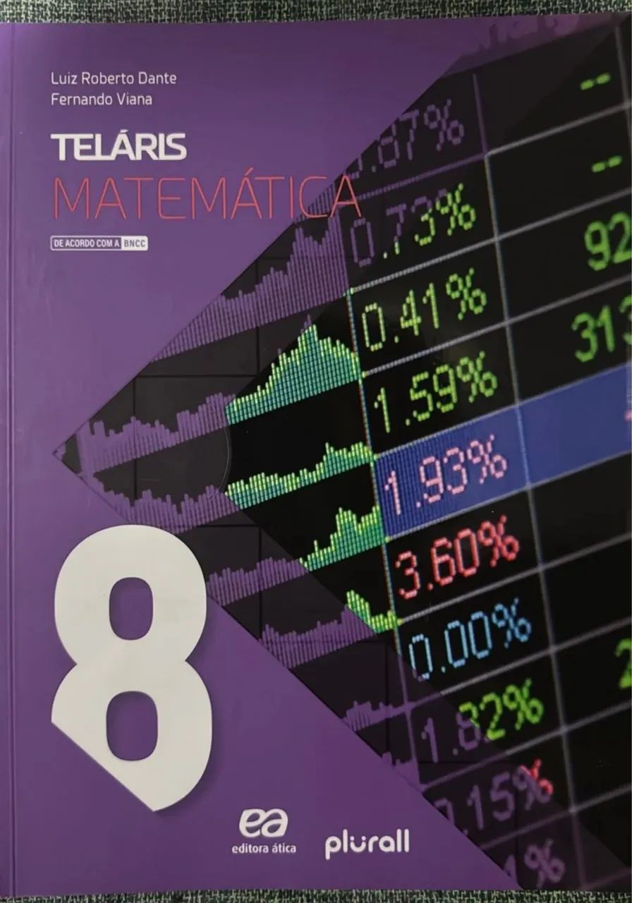 Livro: Matemática Teláris - 8 ano - livro e caderno de atividades - editora Áticos  - Foto 2