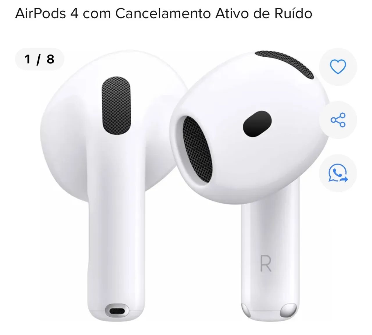 Airpod 4 com cancelamento de ruído - Foto 3