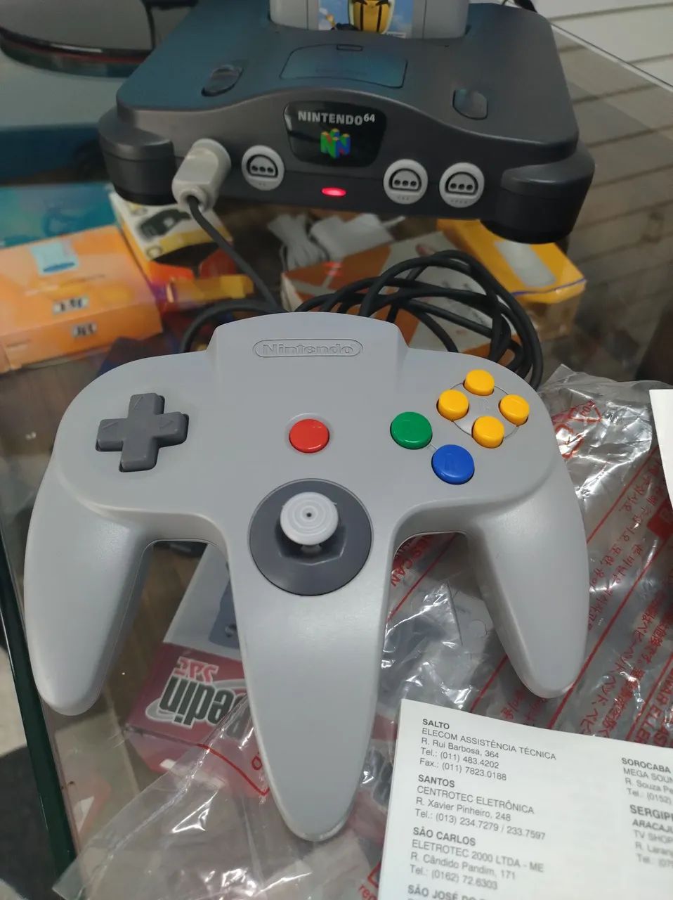 Nintendo 64 na maleta com serial batendo - Foto 3