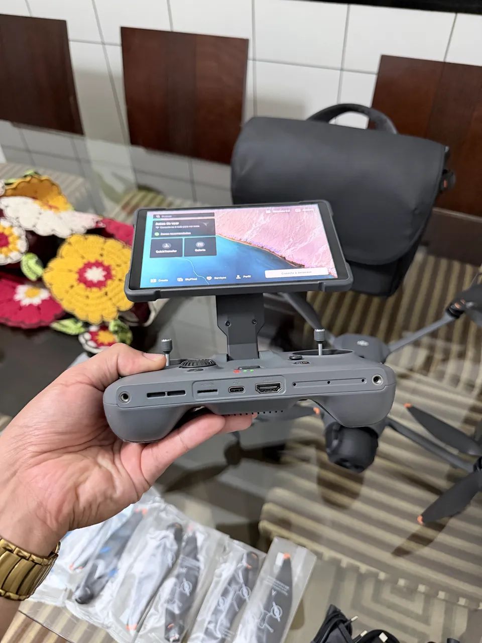 CONTROLE ORIGINAL DJI RC PRO 2 - SEMI NOVO  - Foto 3