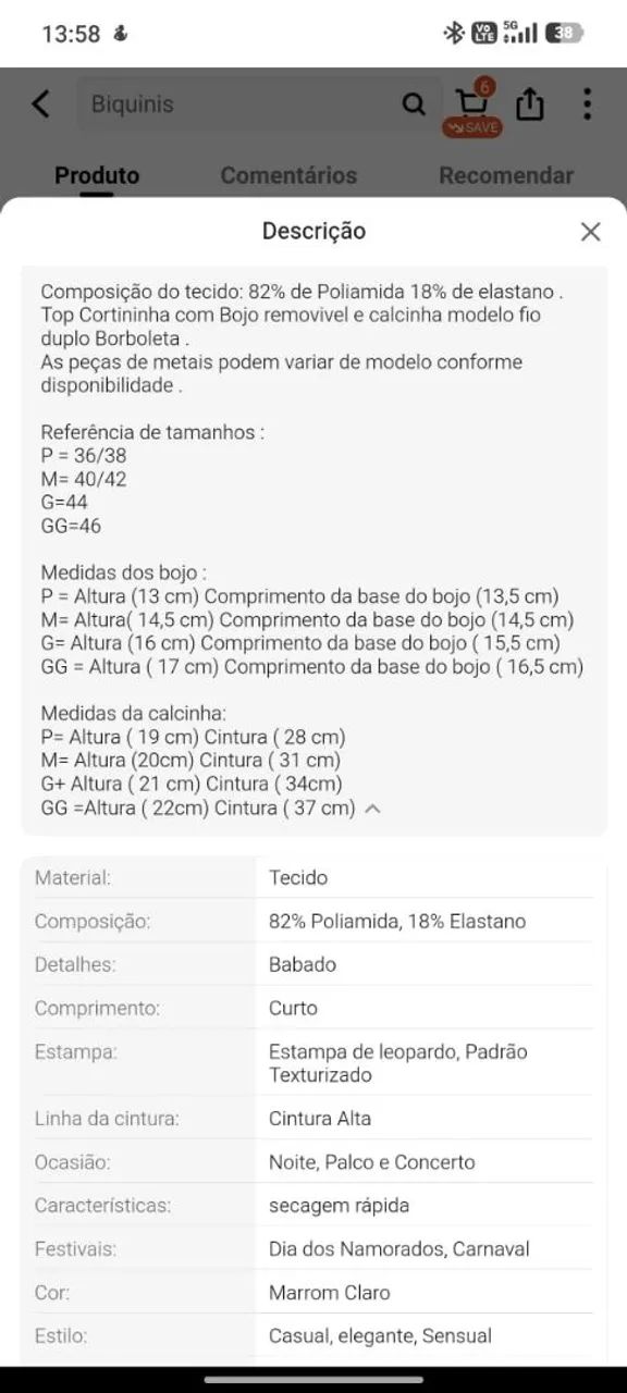 Biquíni de oncinha NOVO - Foto 2