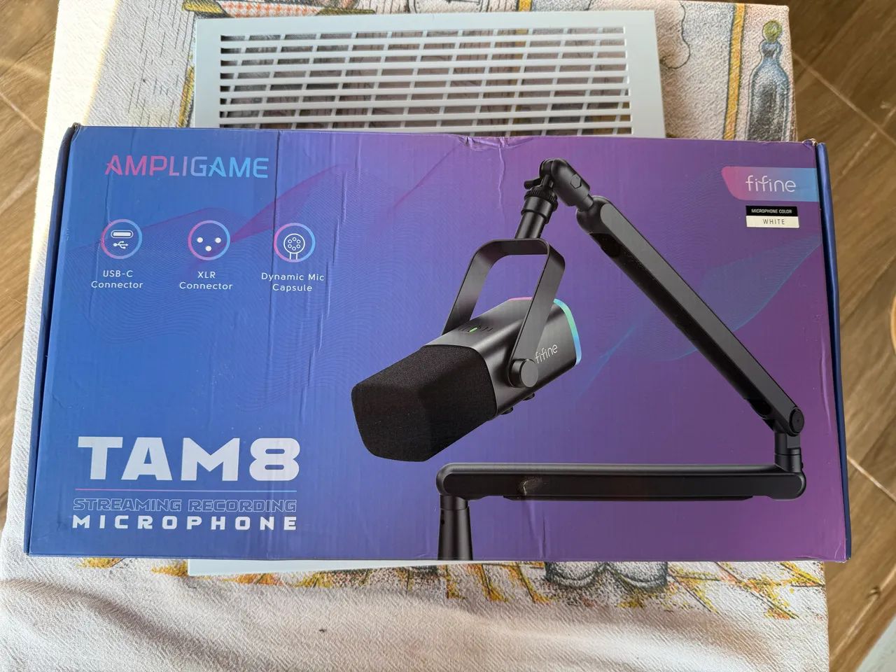 Microfone Fifine AM8 + Suporte BM88