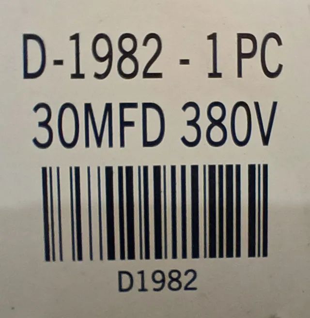 CAPACITOR MARCA EOS DE 30MFD POR 380 VAC MODELO D-1982 - Foto 2