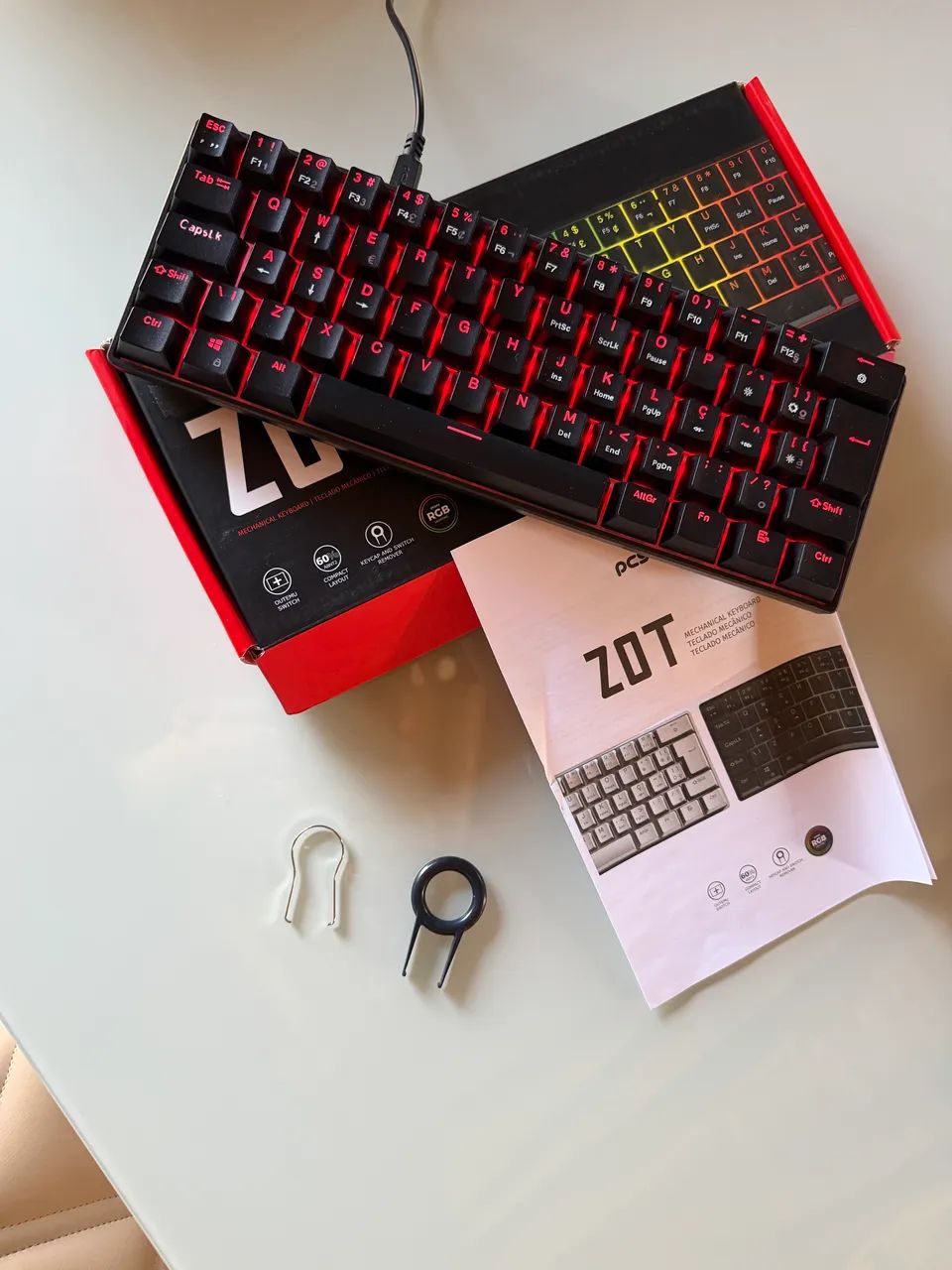 Teclado PCYES ZOT 60% ABNT2 - Foto 2