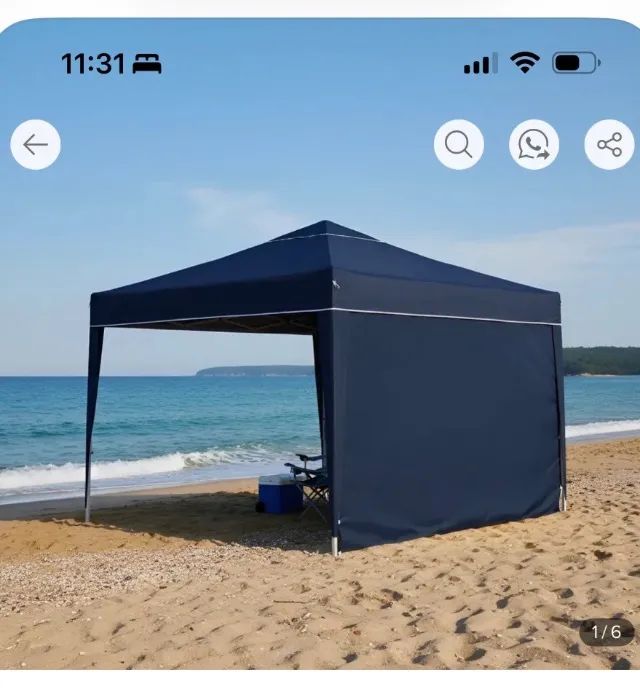 Tenda Sanfonada 3x3 , com 2 paredes 