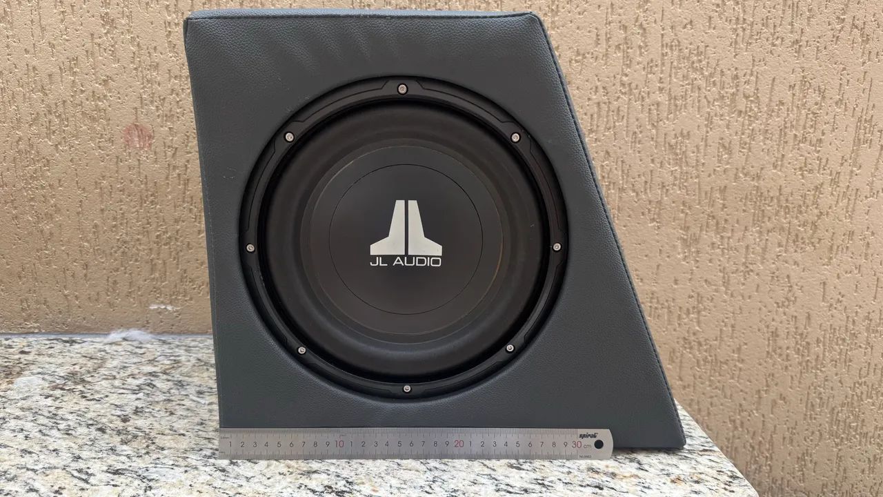 Subwoofer JL 10w0v3 + Caixa Selada.  - Foto 2