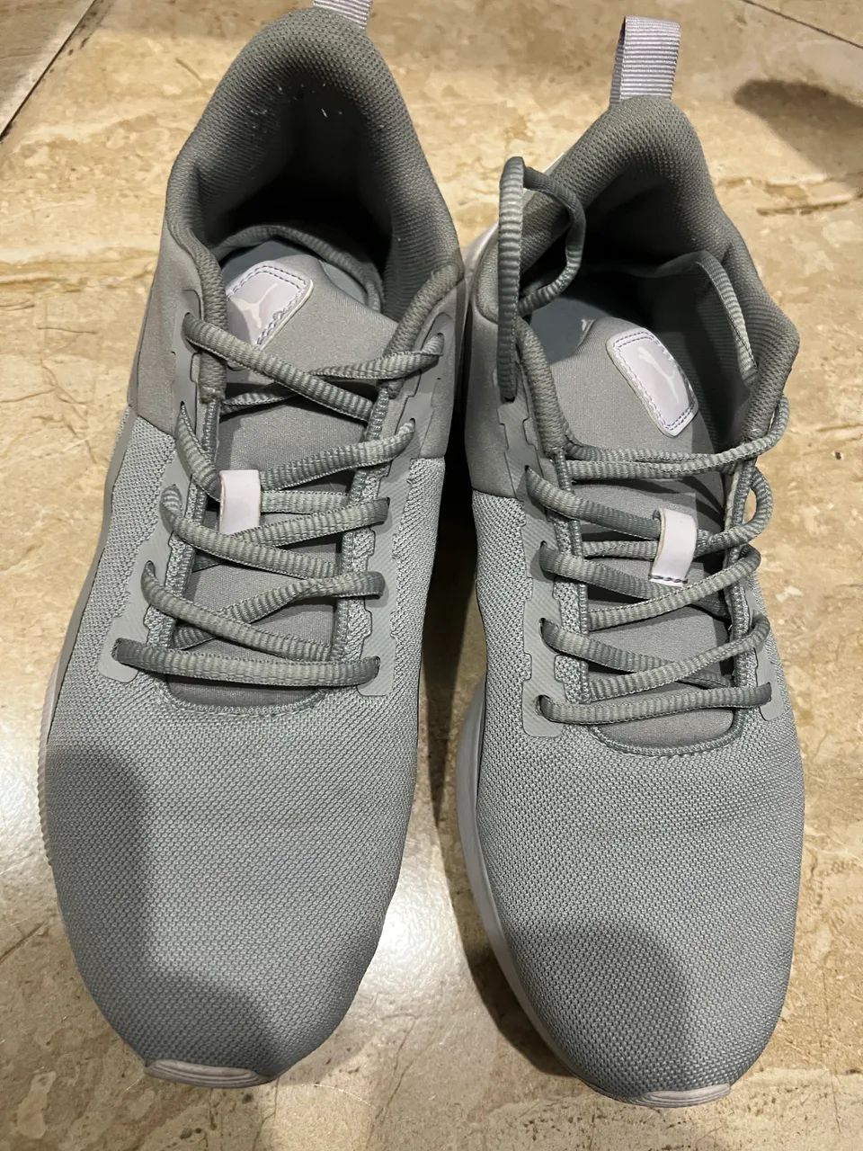 Tênis Puma Flyer Runner Cinza com lilás  - Foto 2