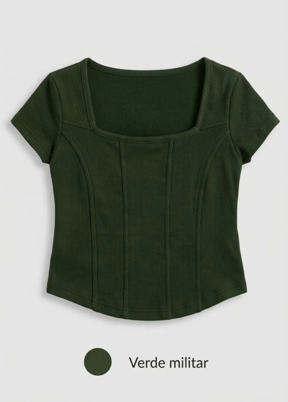 Blusa verde militar 