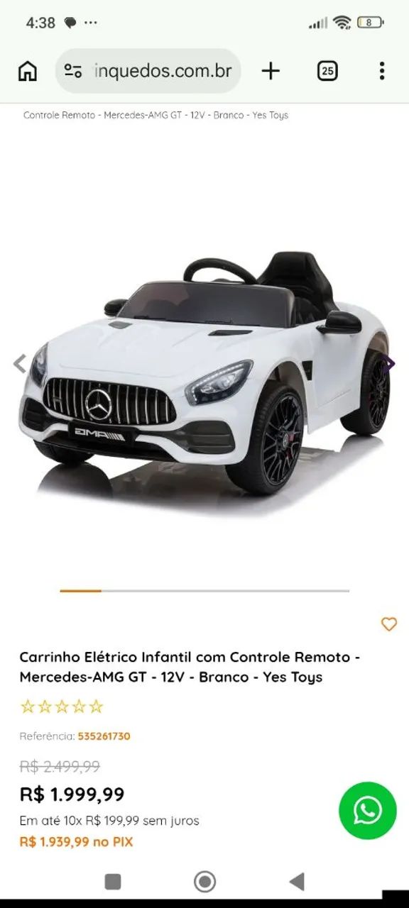Carro elétrico infantil  - Foto 2