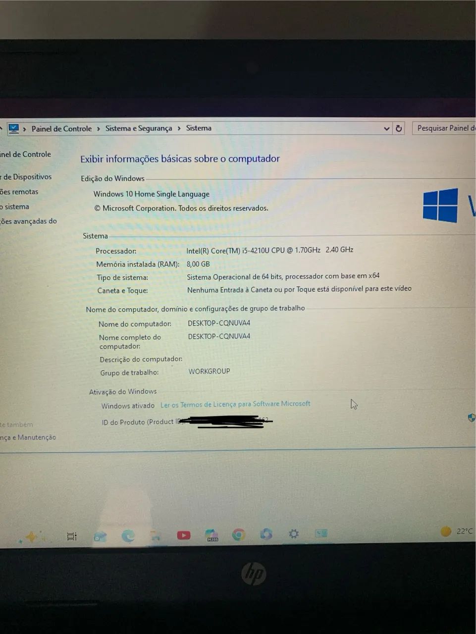 Notebook HP i5 8GB RAM  - Foto 4